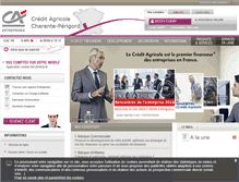 Tablet Screenshot of entreprises.ca-charente-perigord.fr